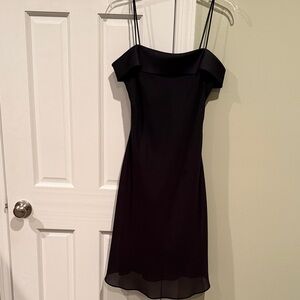 Elegant Black Strapless Dress
